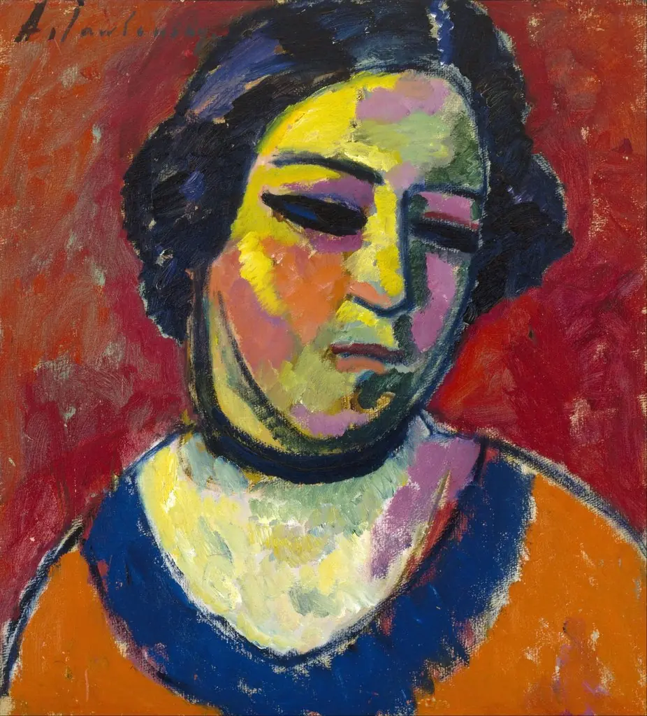 Portrait of a Woman, by Alexej von Jawlensky