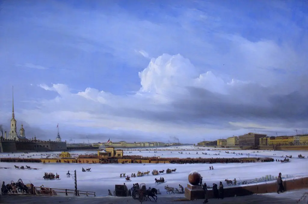 Sledging on the Neva