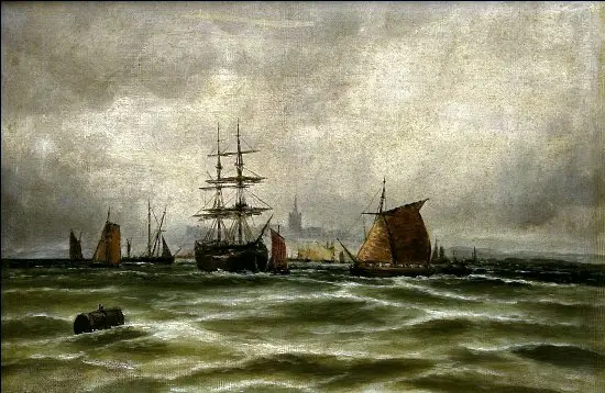 The Sea., by Alexey Bogolyubov