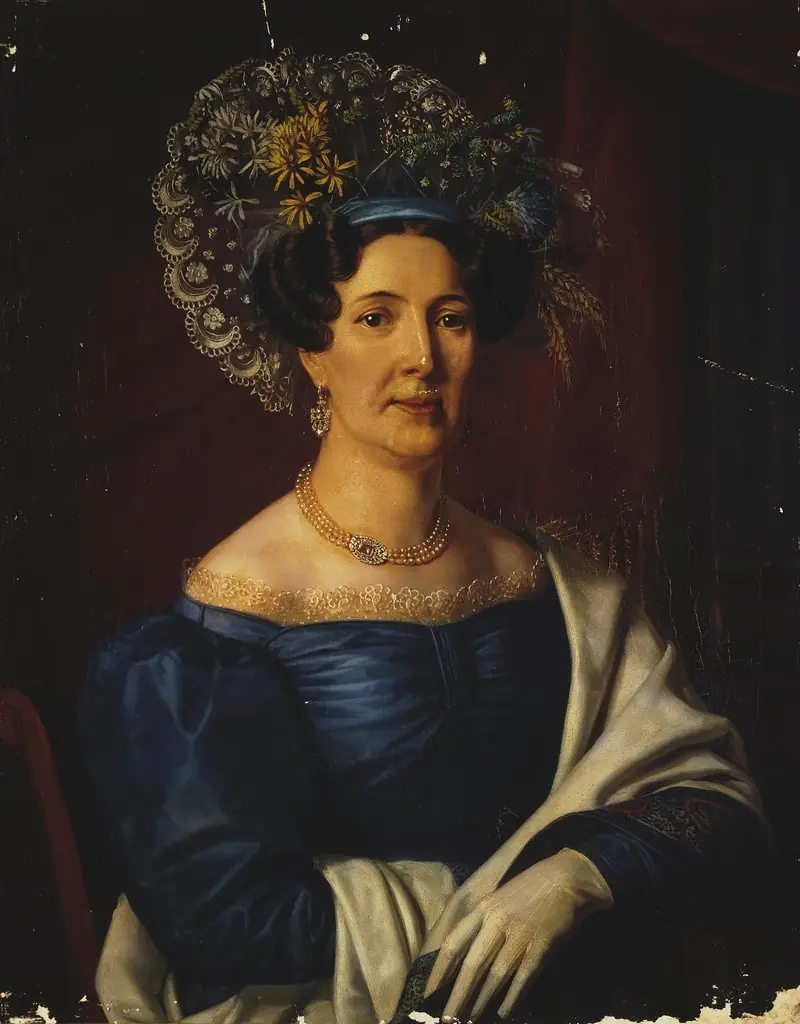 Portrait of Anna Babkina, by Alexey Vassilievich Tyranov