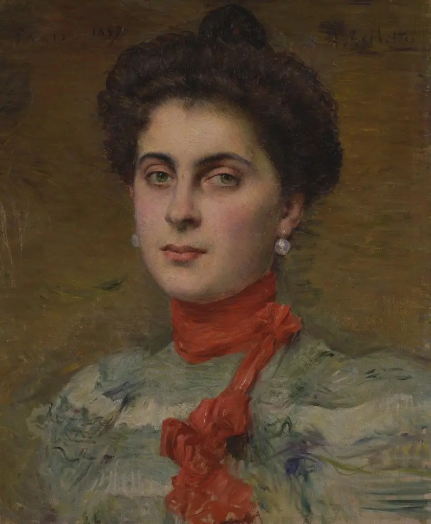 Portrait of Young Princess M.P. Abamelek-Lazareva, by Alexis Axilette