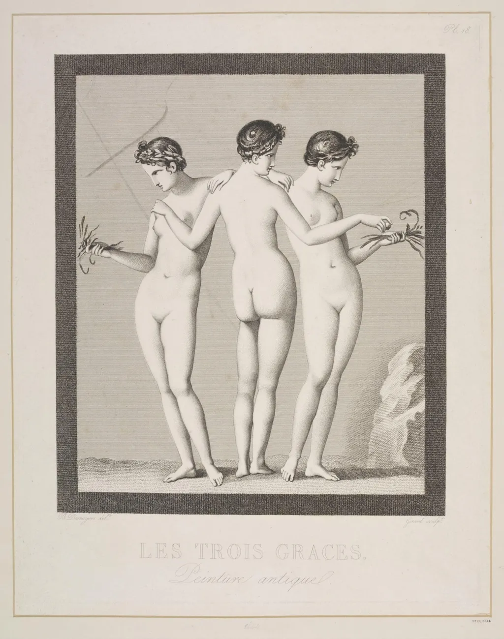 The Three Graces, by Alexis François Girard, 1850