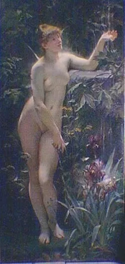 Psiquis en la fuente, by Alexis-Joseph Mazerolle, oil