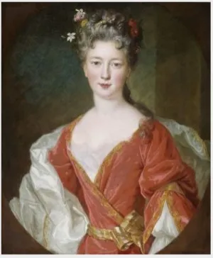 Portrait of a Lady, by Alexis Simon Belle, oil, 1714