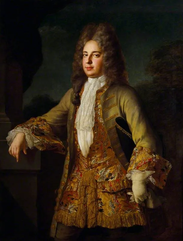 Portrait of an Unknown Man (said to be Matthew Prior, 1664–1721), by Alexis Simon Belle, oil, 1712