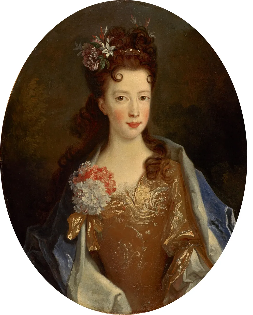Princess Louisa Maria Teresa Stuart, 1692 - 1712. Daughter of James VII and II, by Alexis Simon Belle, oil, 1704