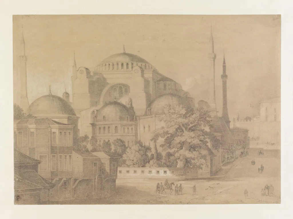 Vue des Turbé, ou Tombes Impériales, by Alexius Geyer, 1852