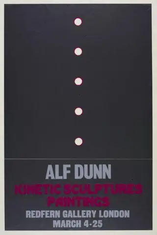 Alf Dunn. Kinetic Sculptures, Paintings, by Alf Dunn, 1975