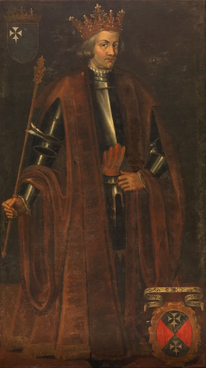 Alfonso IV El Benigno, oil, 1634