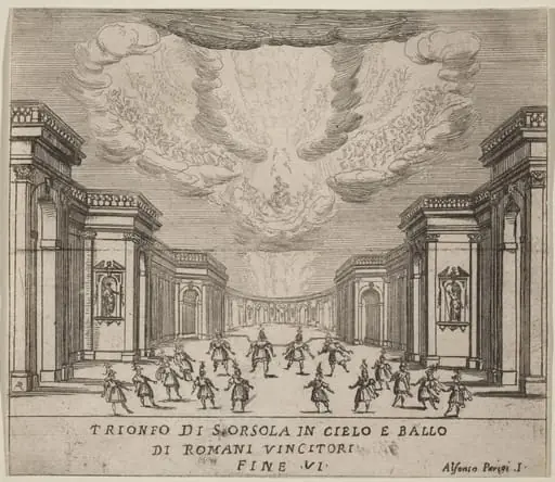 The Triumph of Saint Ursula in Heaven and the Roman Conquerors, by Alfonso Parigi II