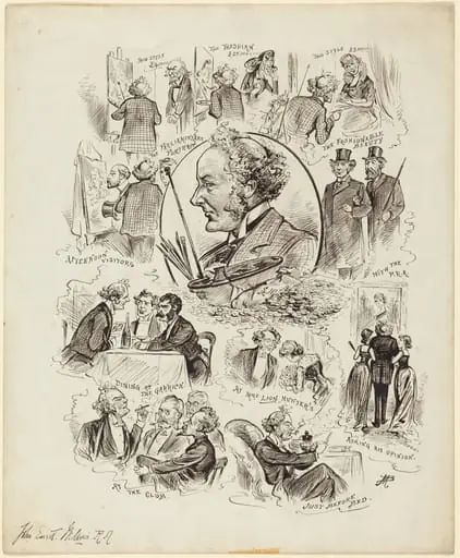 Days with Celebrities: Mr. Millais, R.A., by Alfred Bryan