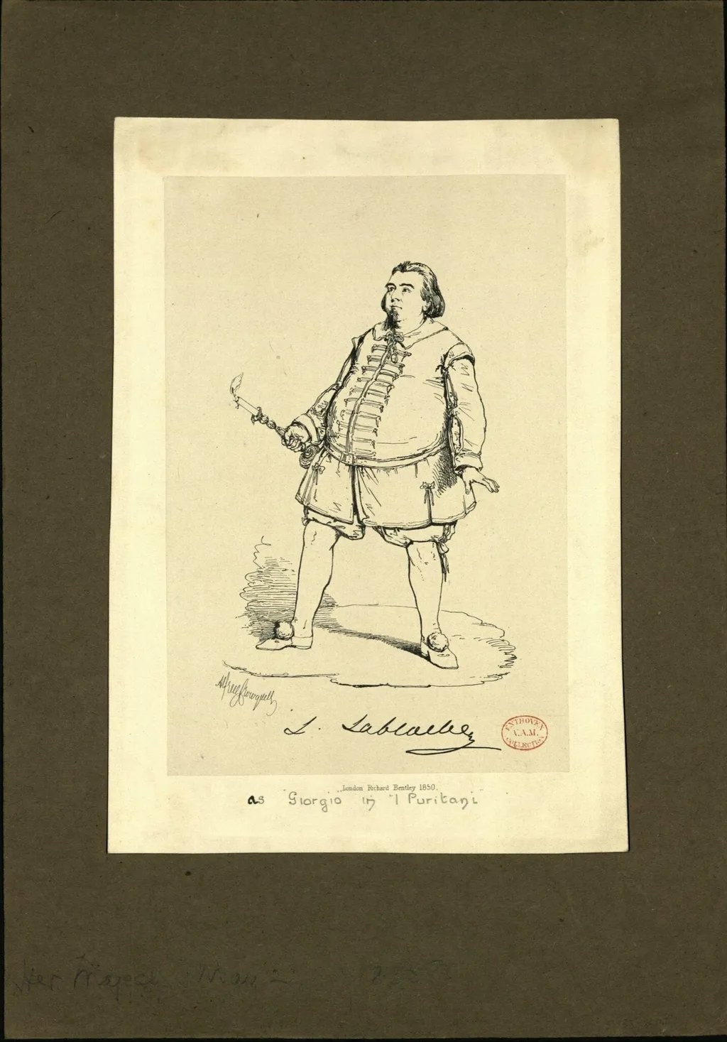 I Puritani, by Alfred Crowquill, 1850