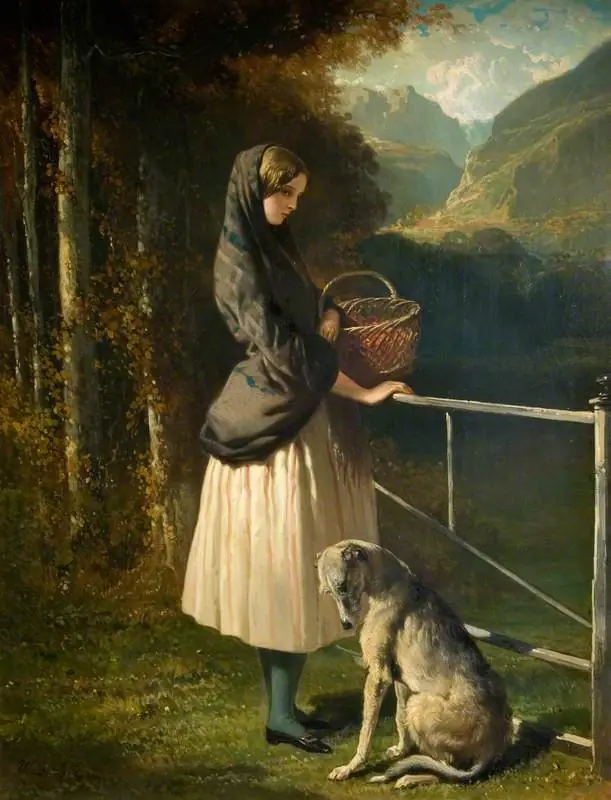 A Scottish Girl, by Alfred de Dreux