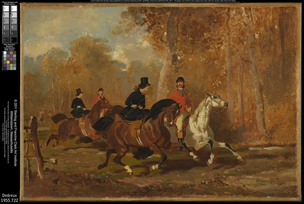 Equestrians in the Forest, by Alfred de Dreux