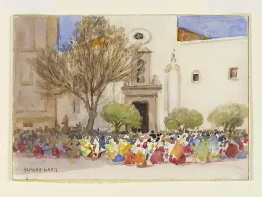 Carnival at Algeciras, by Alfred East