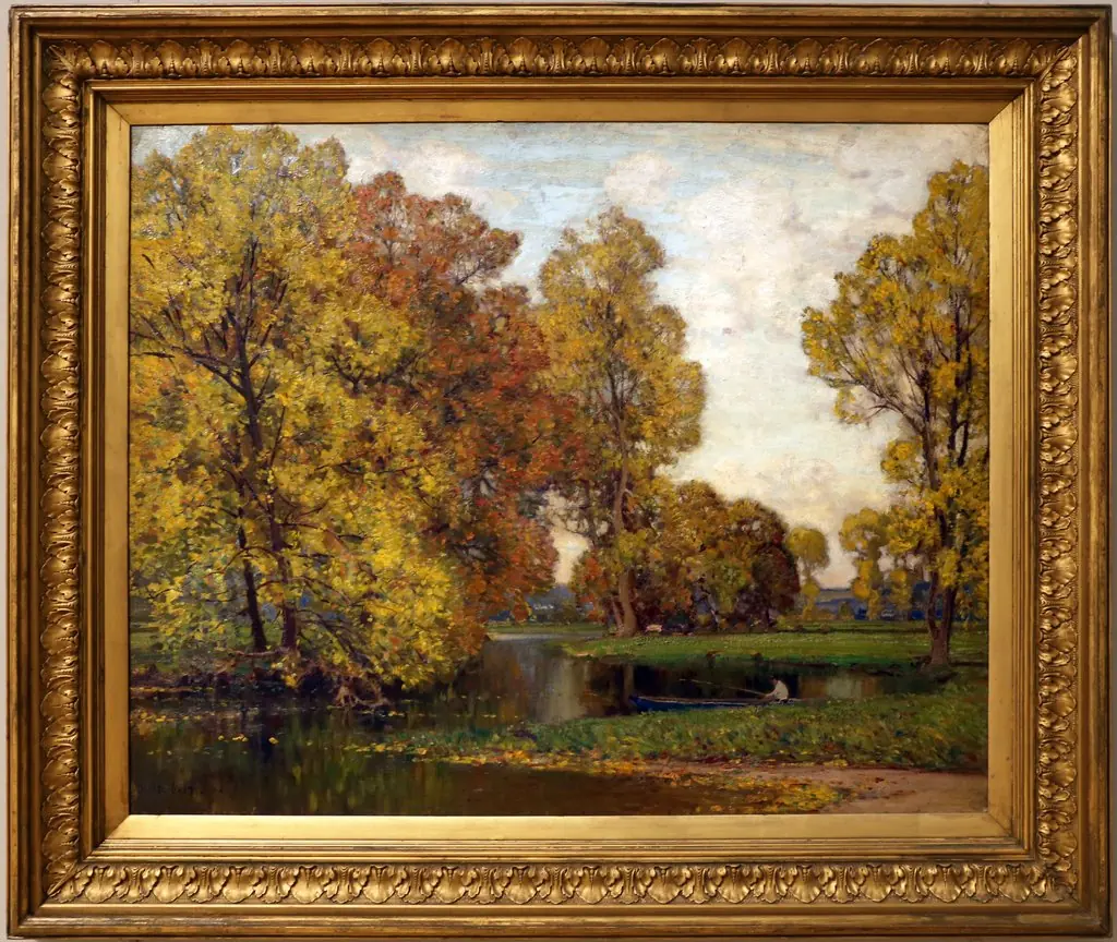Golden Autumn, by Alfred East