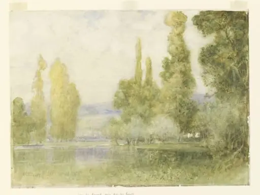 Lac du Bourget, near Aix-les-Bains, by Alfred East