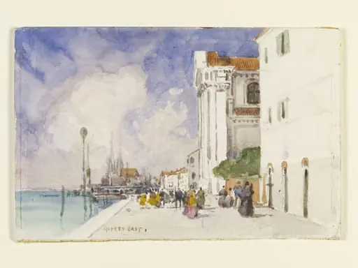 The Jesuits' Church, or Santa Maria del Rosario, Venice, by Alfred East
