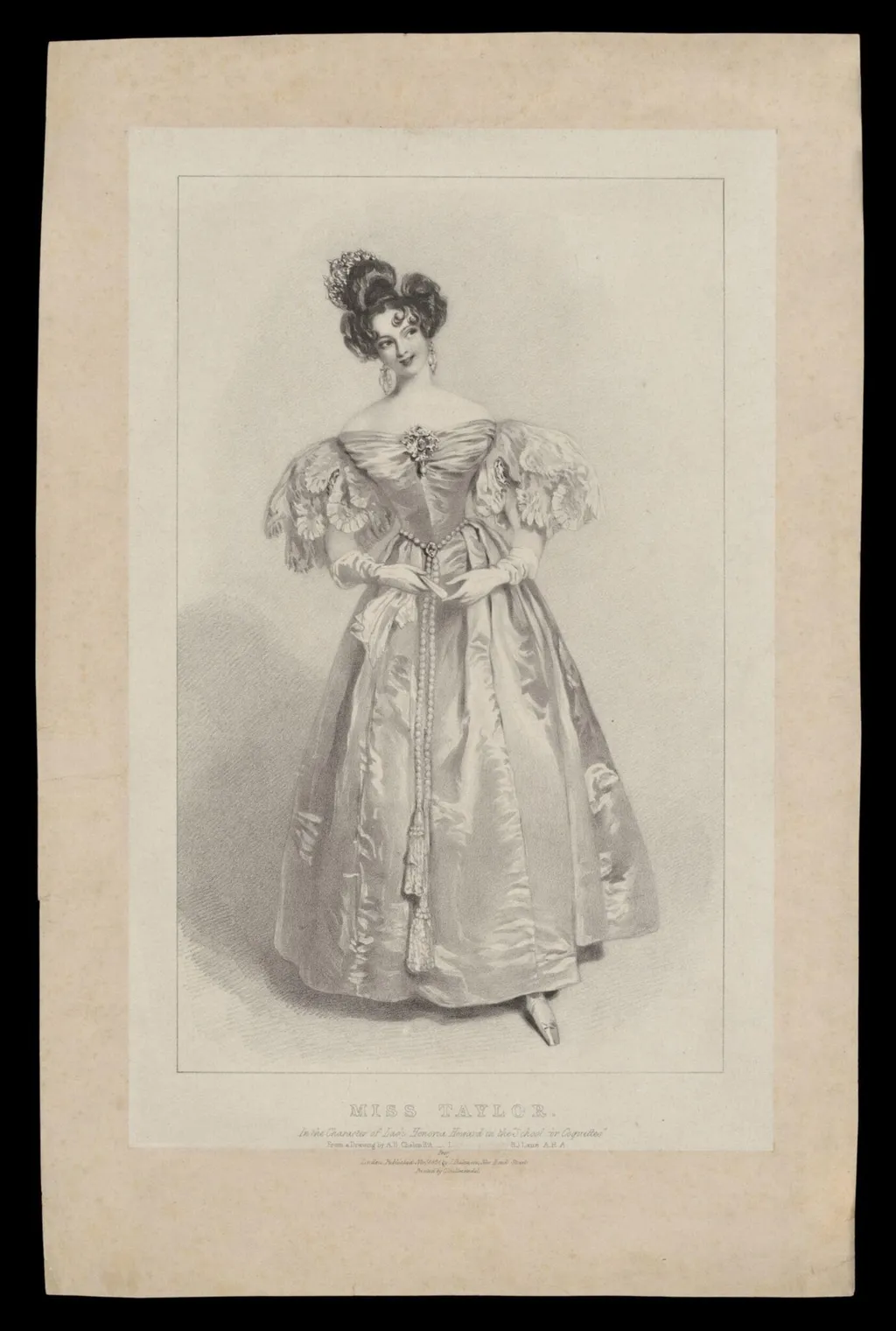 H Beard Print Collection, by Alfred Edward Chalon, 1830