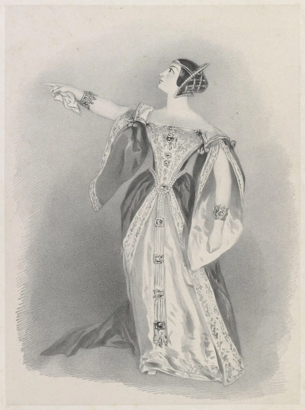 H Beard Print Collection, by Alfred Edward Chalon, 1836