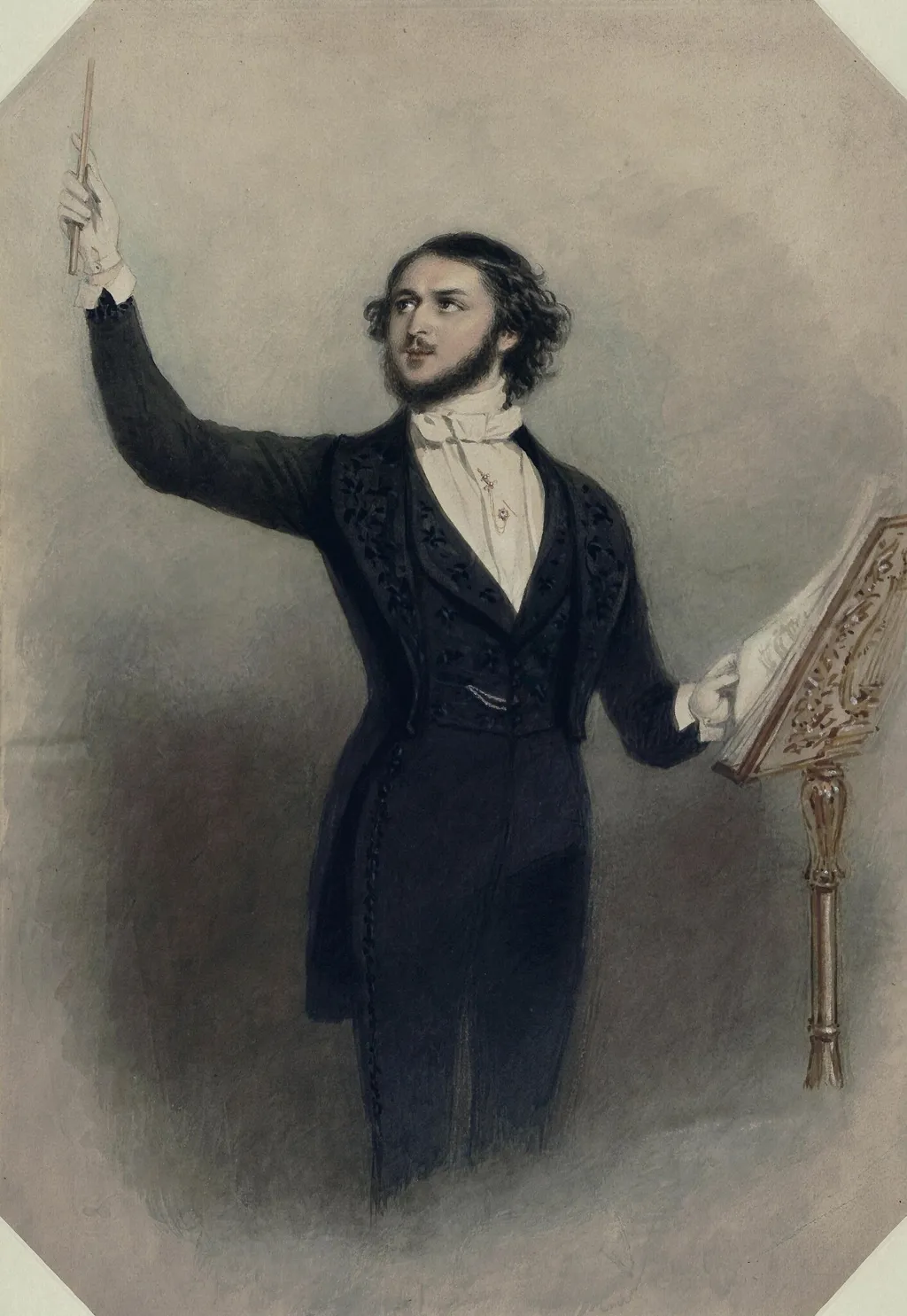 Portrait of Louis Antoine Chalon, by Alfred Edward Chalon, watercolor, 1841