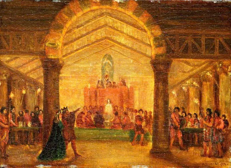 Scene from 'Macbeth' by William Shakespeare, by Alfred Elmore