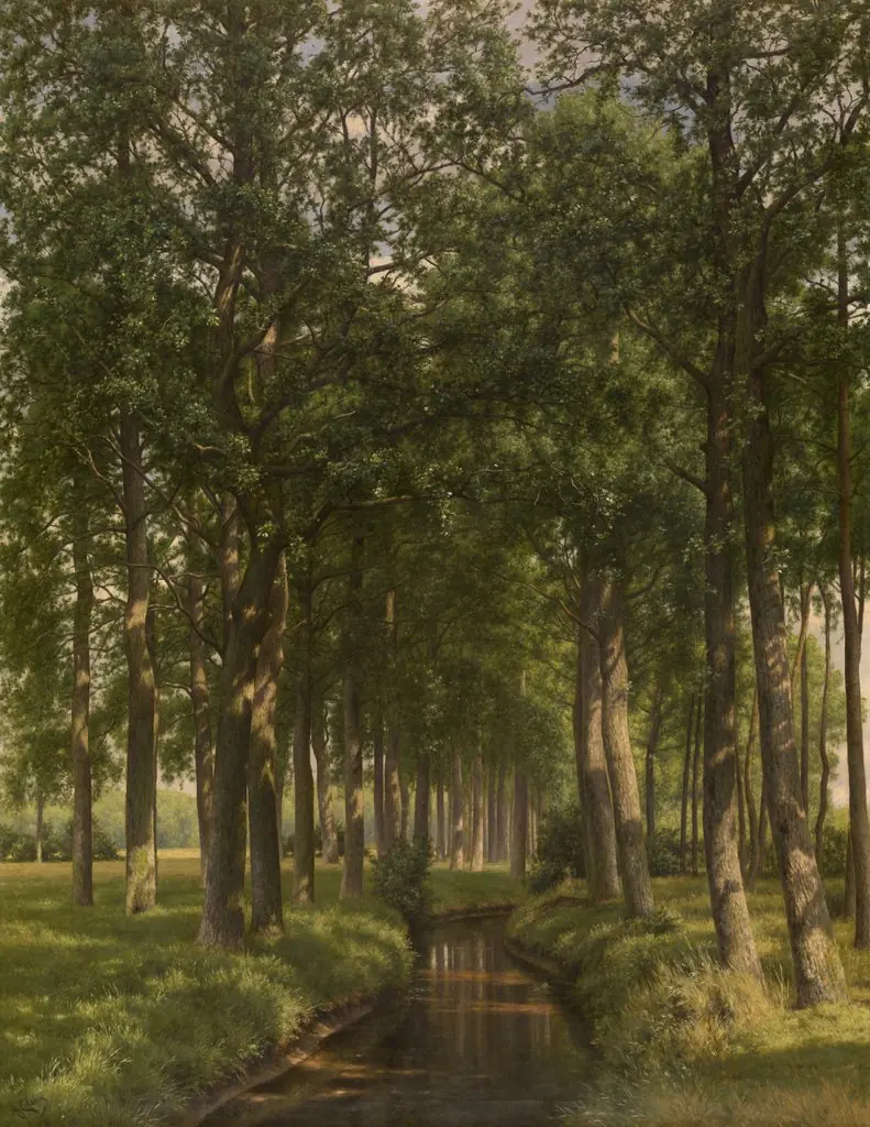 Wood Bathing in Sunshine, by Alfred Elsen