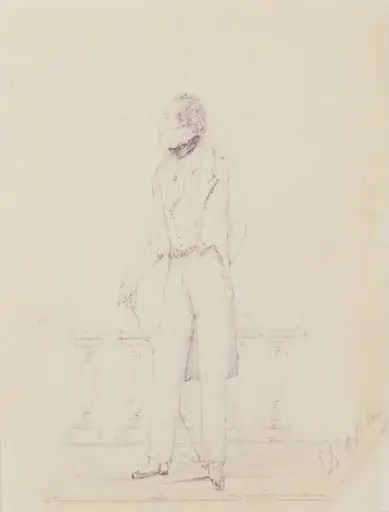 Lord Byron (1788-1824), by Alfred Guillaume Gabriel d'Orsay