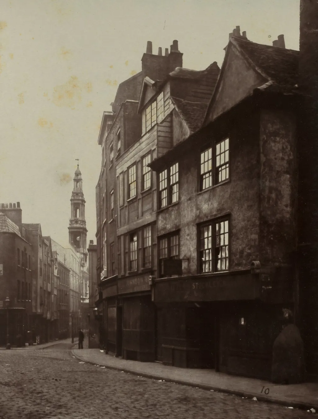 Drury Lane Looking towards St. Mary-le-Strand, by Alfred H. Bool, 1876