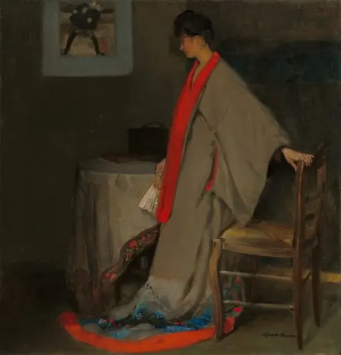 Young Woman in Kimono, by Alfred H. Maurer