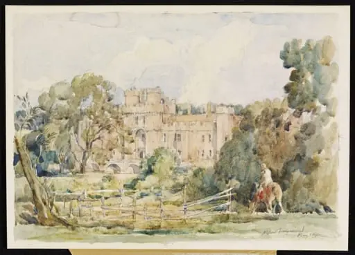 Herstmonceux Castle, by Alfred Hayward