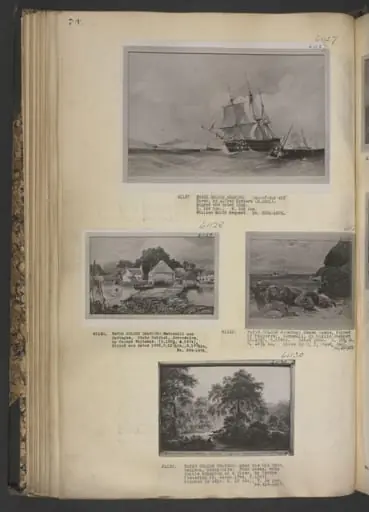 Man-of-War, off Dover, by Alfred Herbert