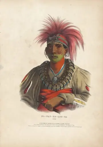 No-Way-Ke-Sug-Ga, Otoe, by Alfred Hoffy