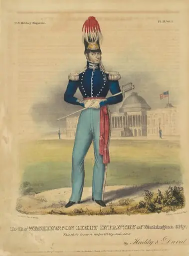 To the Washington Light Infantry of Washington City, by Alfred Hoffy
