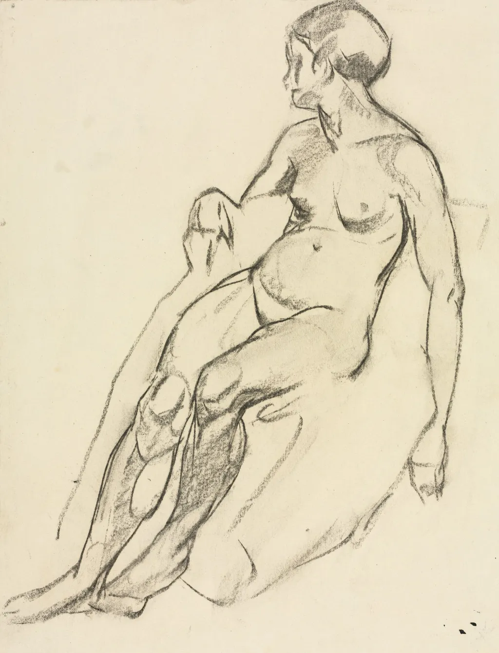 Seated Nude, by Alfred J. Wands, 1926