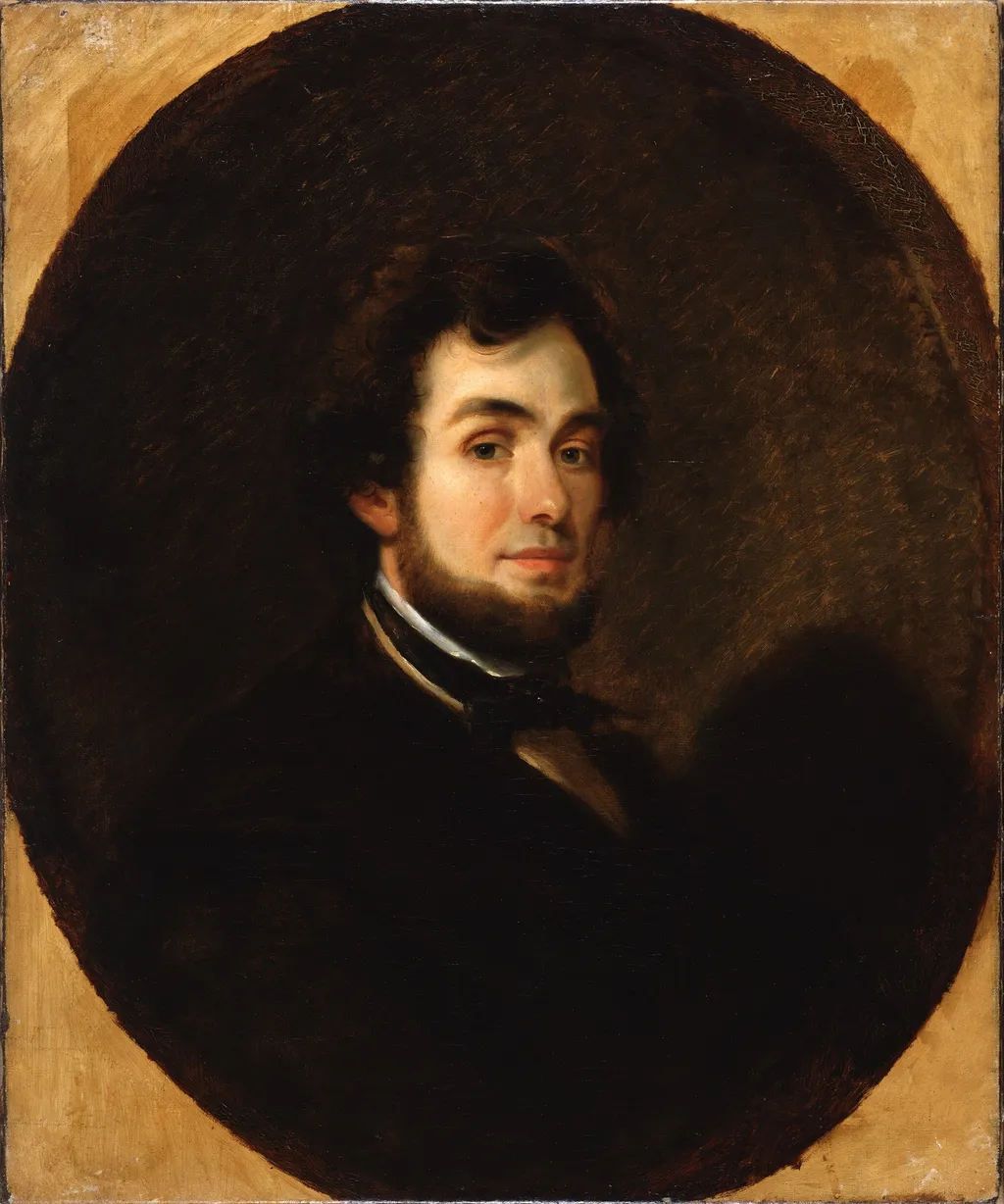 Self-Portrait, by Alfred Jacob Miller, oil, 1850