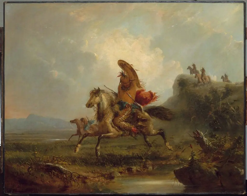 War Ground, by Alfred Jacob Miller