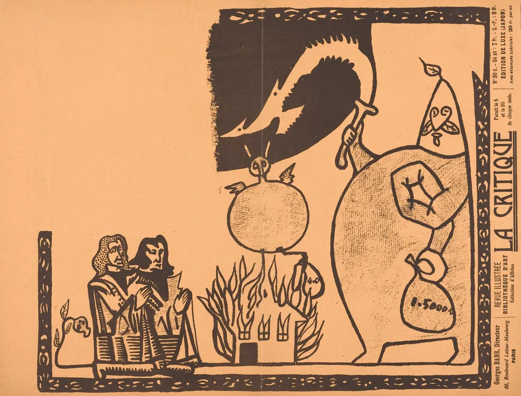 Ubu Roi, by Alfred Jarry, ink, 1894