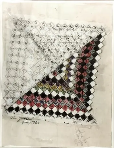 Untitled, by Alfred Jensen