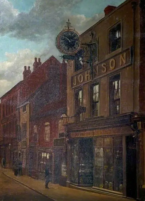 St Peter's Street, Derby, by Alfred John Keene