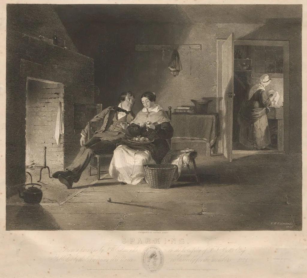 Sparking, by Alfred Jones, 1845