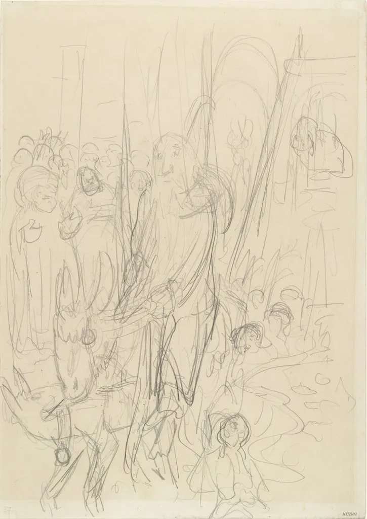 Untitled, by Alfred Kubin, graphite, 1923