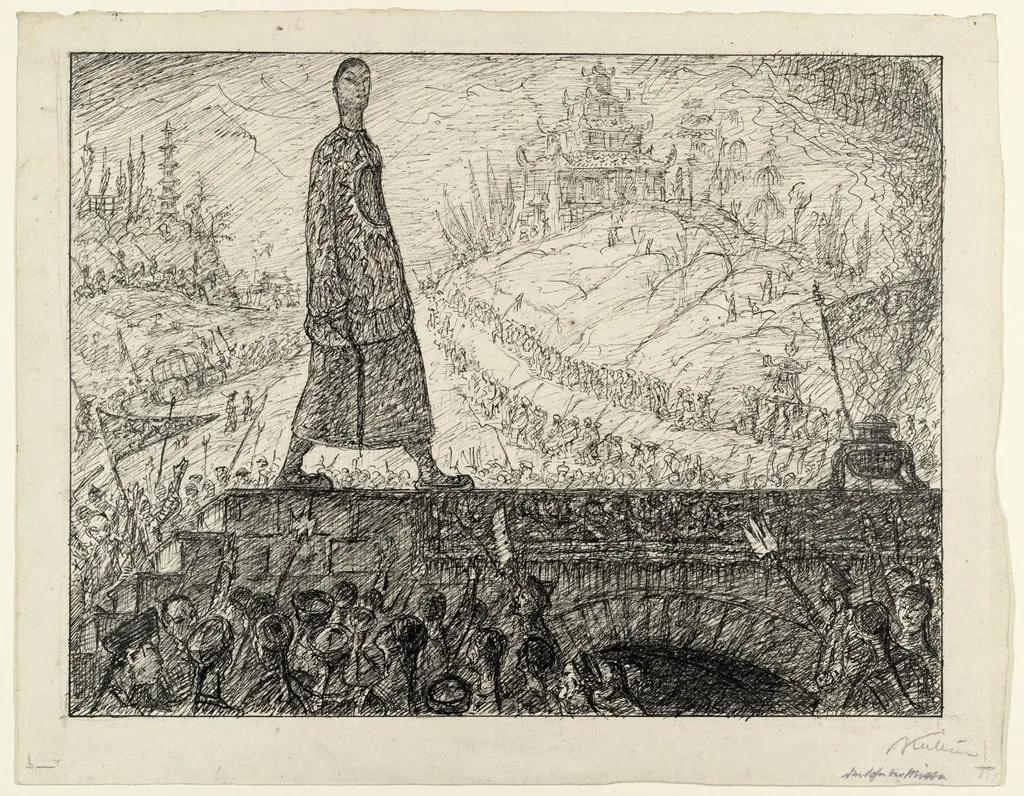 Untitled, by Alfred Kubin, ink, 1910