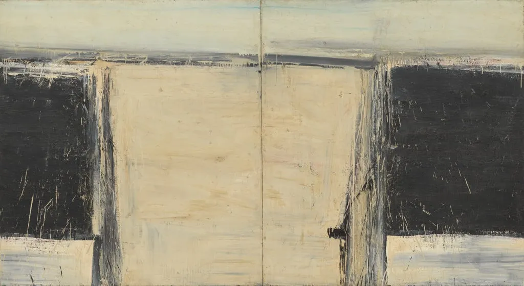 Untitled, by Alfred Leslie, oil, 1958