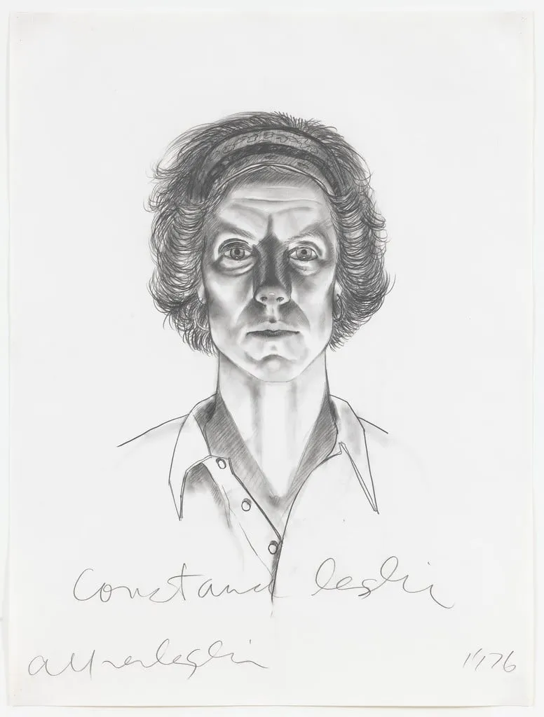 Untitled, by Alfred Leslie, graphite, 1976