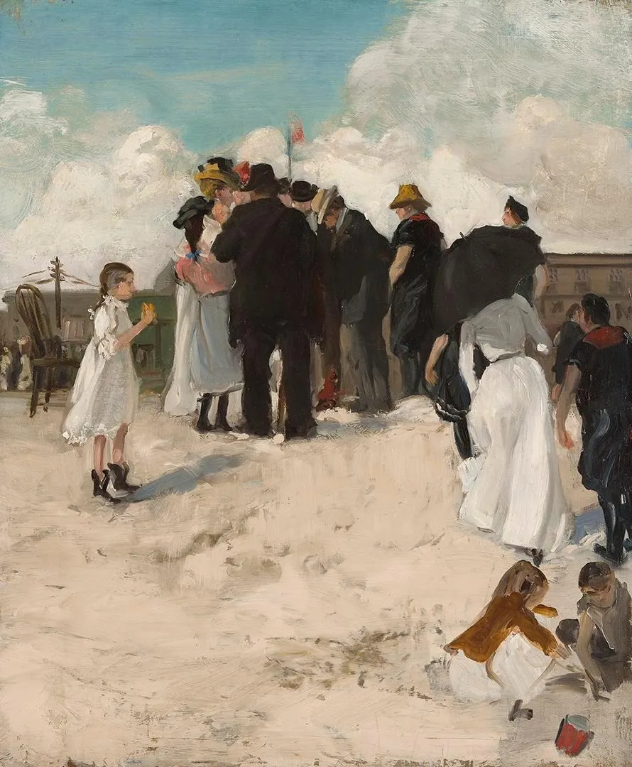 At the Shore, by Alfred Maurer, unspecified, 1901