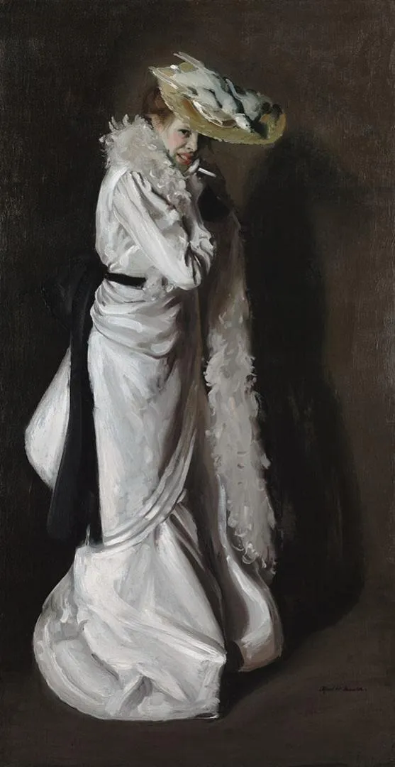 Jeanne, by Alfred Maurer, oil, 1904