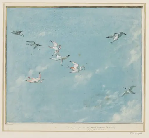 Painted ceiling at Weston Birt House, by Alfred Morgan