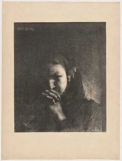 Mélancolie (Melancholy), by Alfred-Nicolas Martin