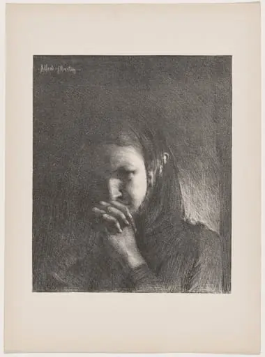 Mélancolie (Melancholy), by Alfred-Nicolas Martin